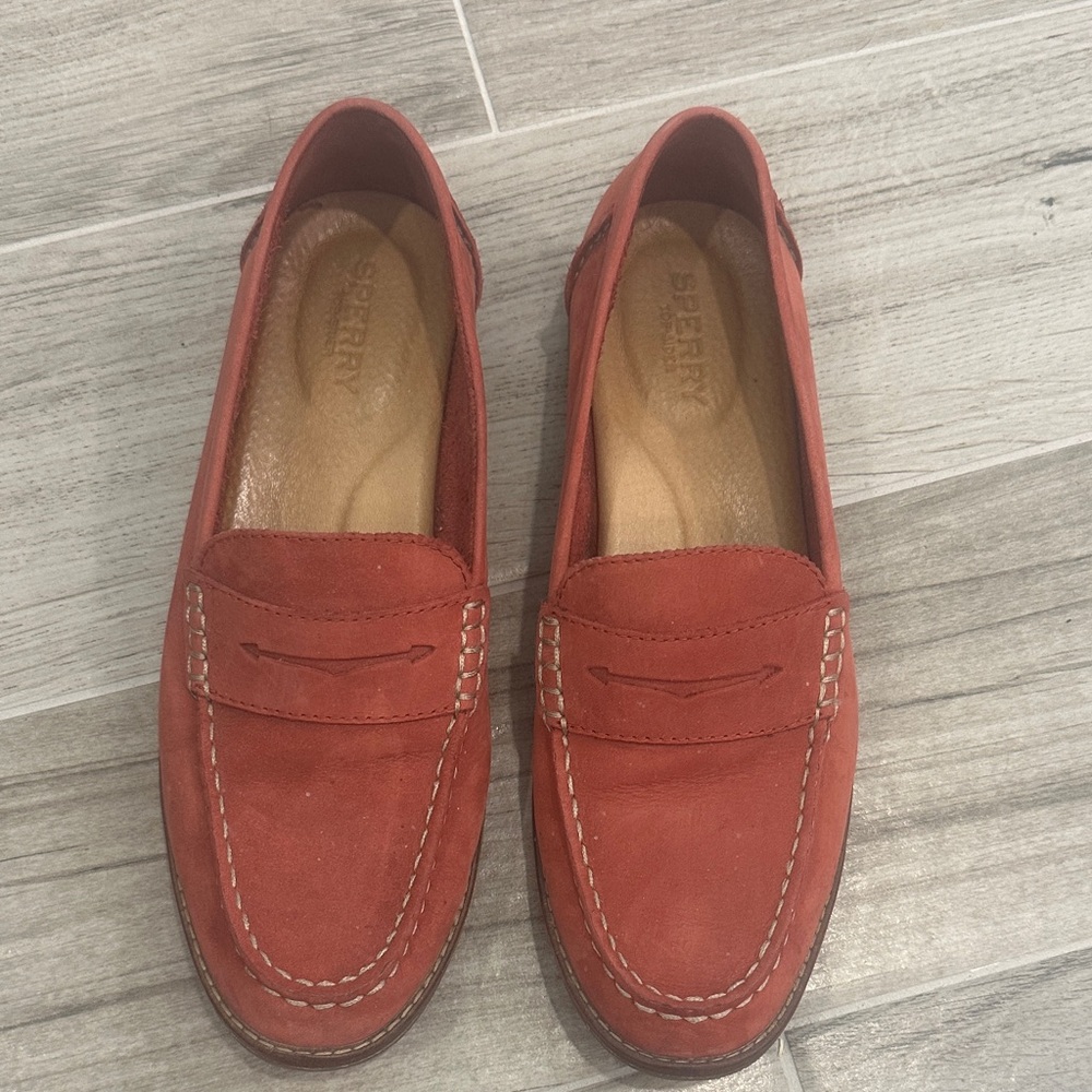 Sperry Women’s Vibrant Red Loafers